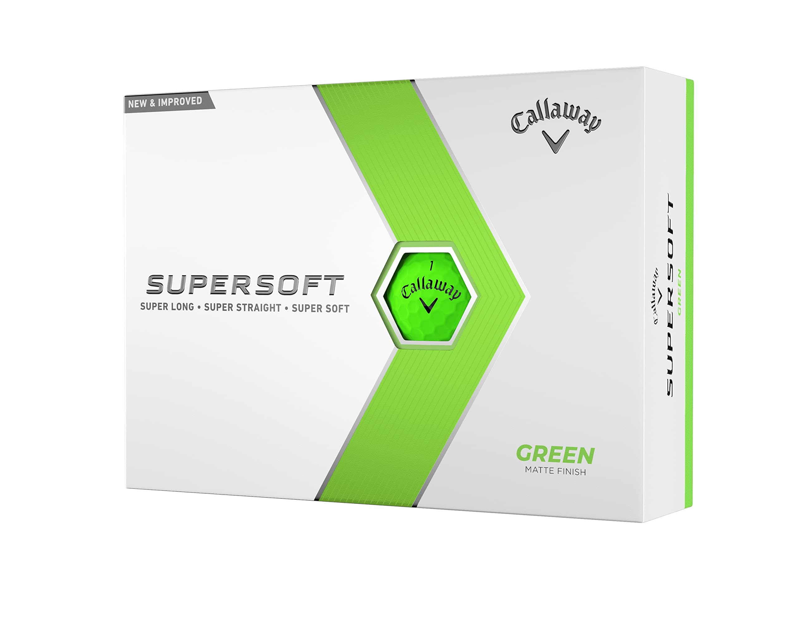 - Callaway Golf Supersoft Golf Balls (2023, Green)