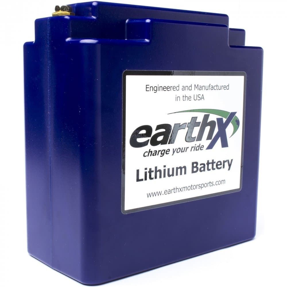 EarthX ETX680 Eco-Friendly Lithium Motorcycle Battery with Built-in Battery Management System