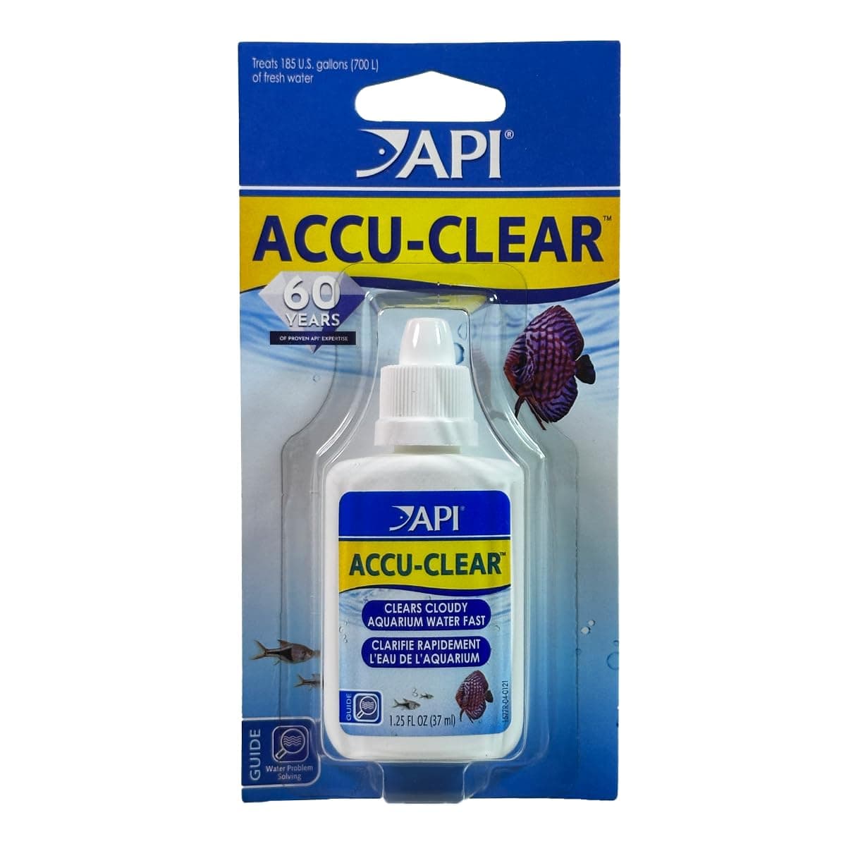 API ACCU-CLEAR Freshwater Aquarium Water Clarifier 1.25-Ounce Bottle (111A)