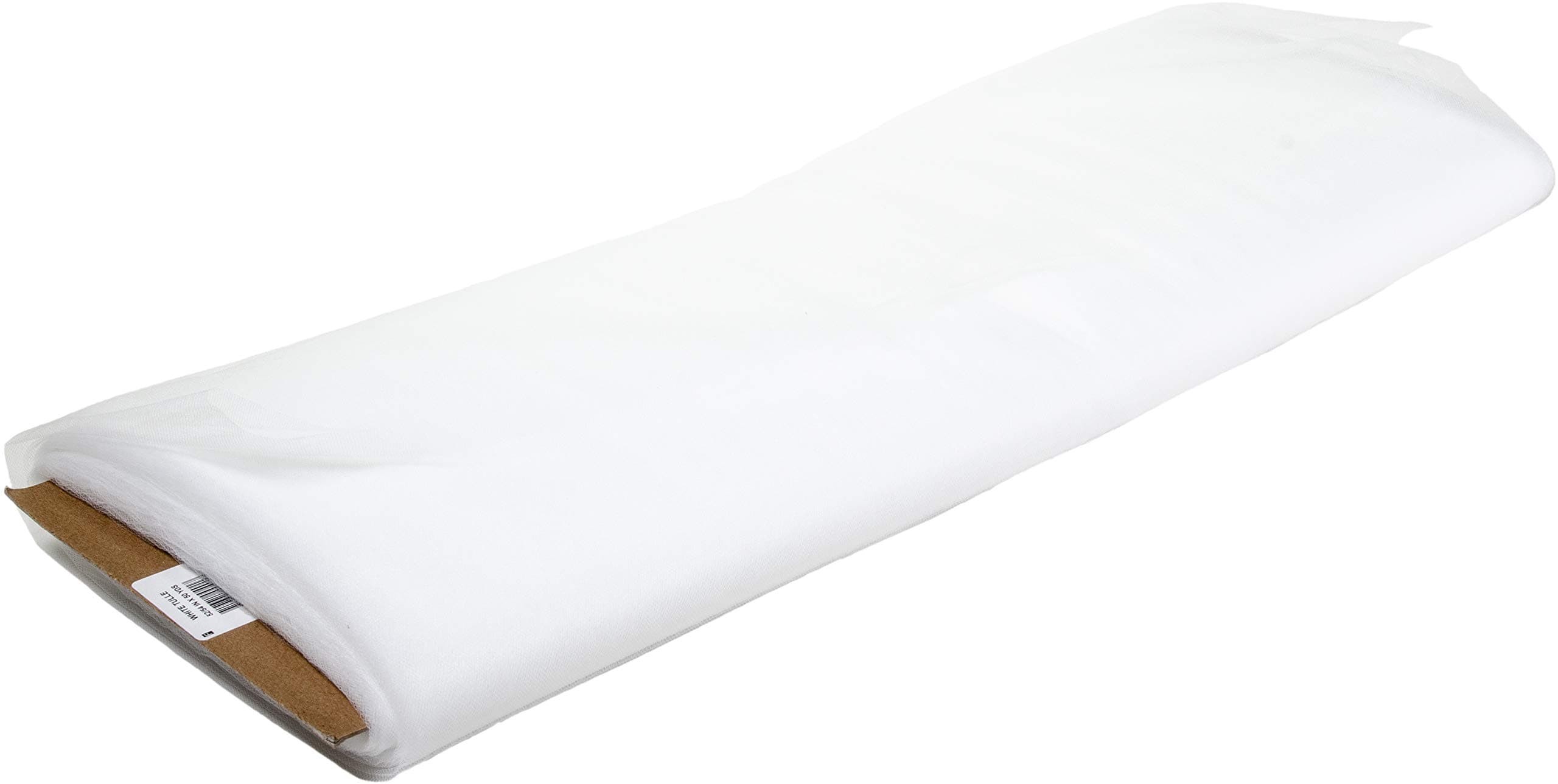 Falk Tulle Bolt, 54-Inch by 50-Yard, White
