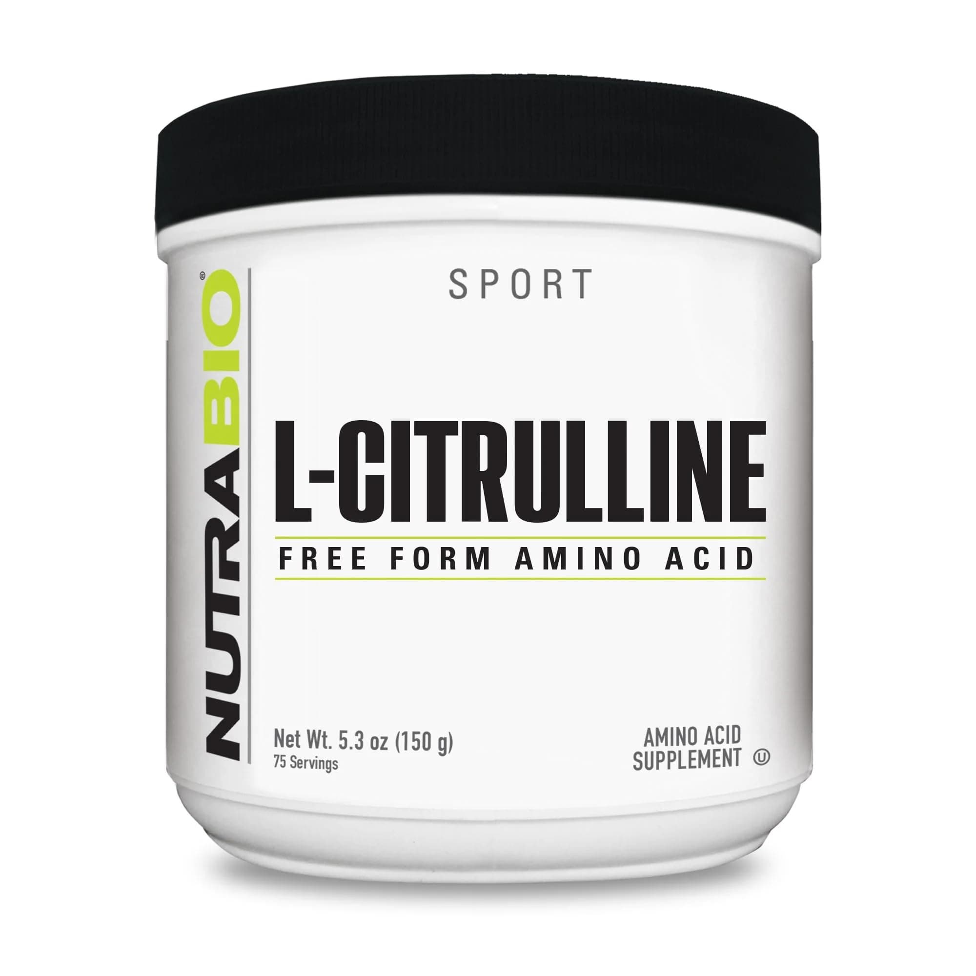 NutraBio L-Citrulline, Free Form Amino Acid, 5.3 oz (150 g)