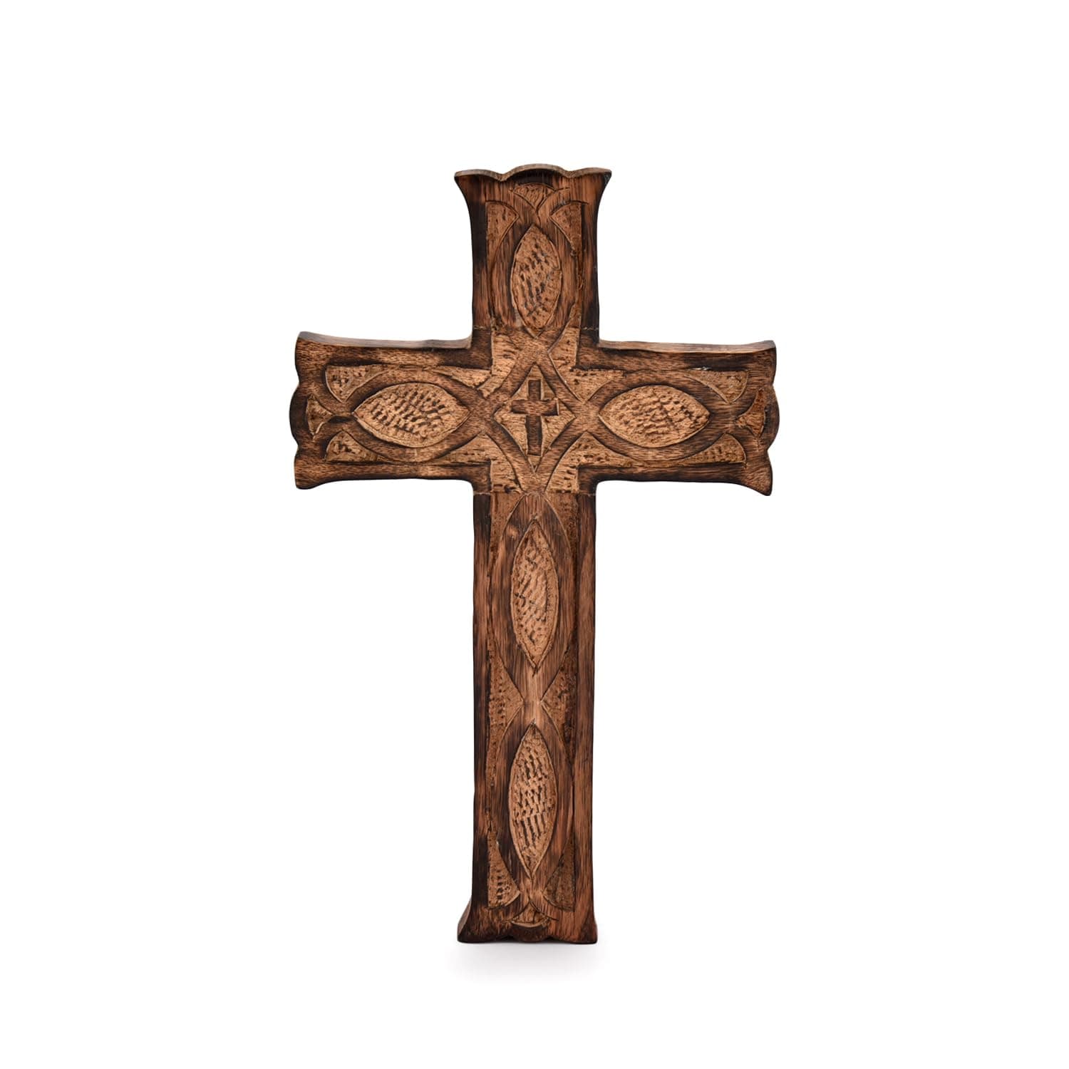 NIRMAN Handmade Wooden Wall Cross Church Home Room Décor