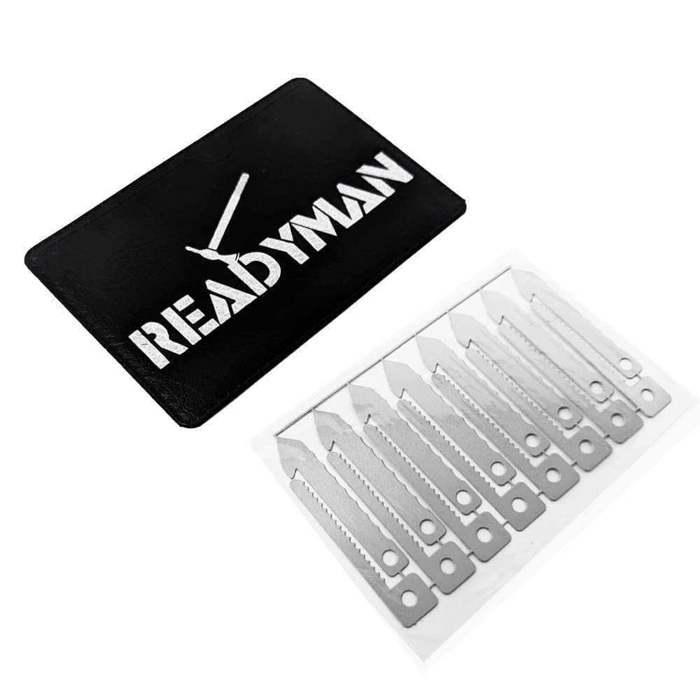 Readyman Lock Blocker Access Denial Card - Durable Stainless Steel - Fits in your wallet - Made in USA