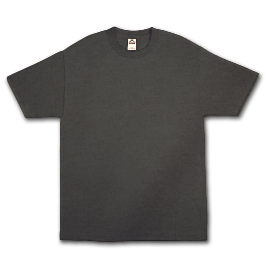 EpsionAlstyle Apparel AAA Plain Blank Men's Short Sleeve T-Shirt Style 1301 Crew Tee Charcoal Heather