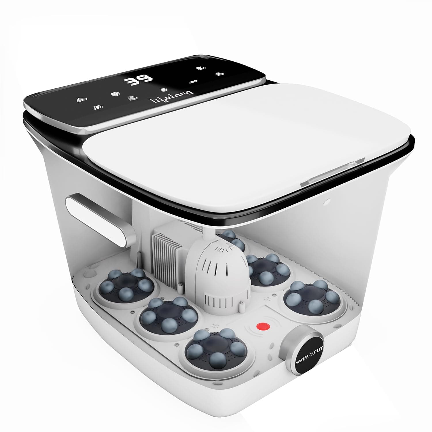 Lifelong LLM477 Premium Foot Spa Massager Foot Spa with Digital Screen