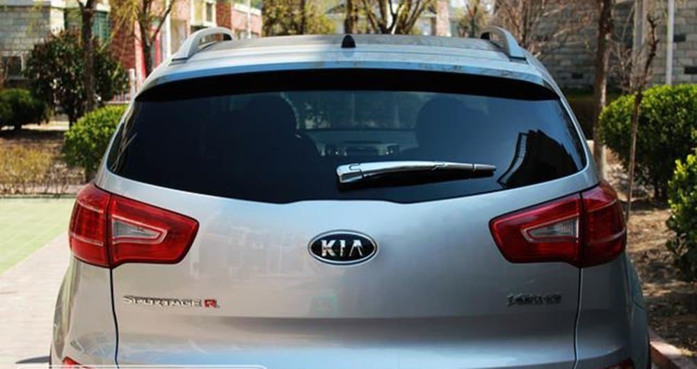 Generic Chrome Rear Window Rain Wiper Blade Cover Trim for Kia Sportage 2011 2012 2013