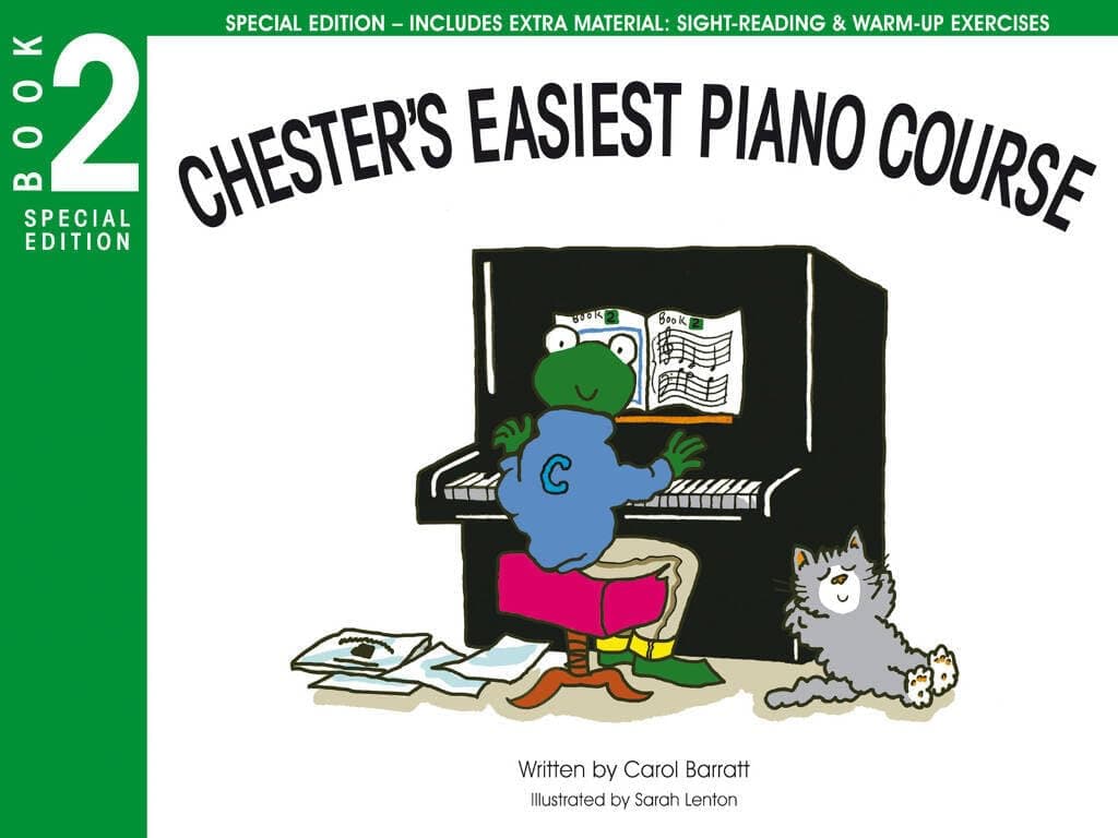 Chesters Easiest Piano Course - Book 2 Special Edition | Beginner Piano Method for Kids with Sight Reading Exercises | Fun Illustrated Sheet Music Learning Songbook for Young Pianists