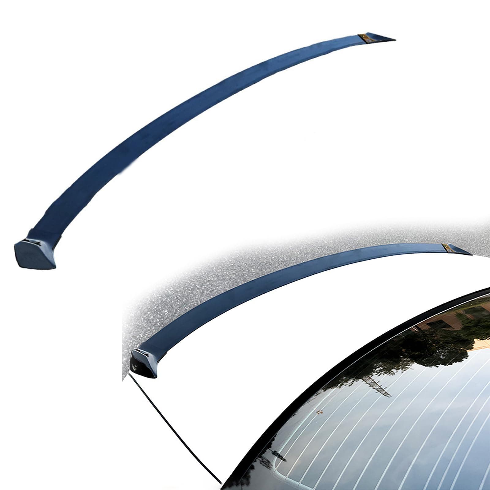 Car Spoiler for Genesis G70 (facelift 2020) 2020 2021 2022 2023 2024, Rear Trunk Spoiler Wing Lip Anti Scratch Rear Wing Lid Car Accessories,Gloss black