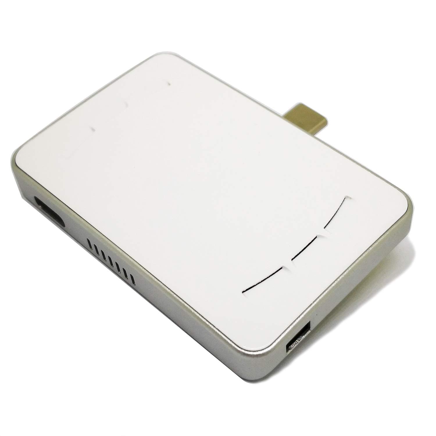 Mini Card Size Projector with 50 Lumens and up to 100-inch Projection in HD 16:9 Resolution