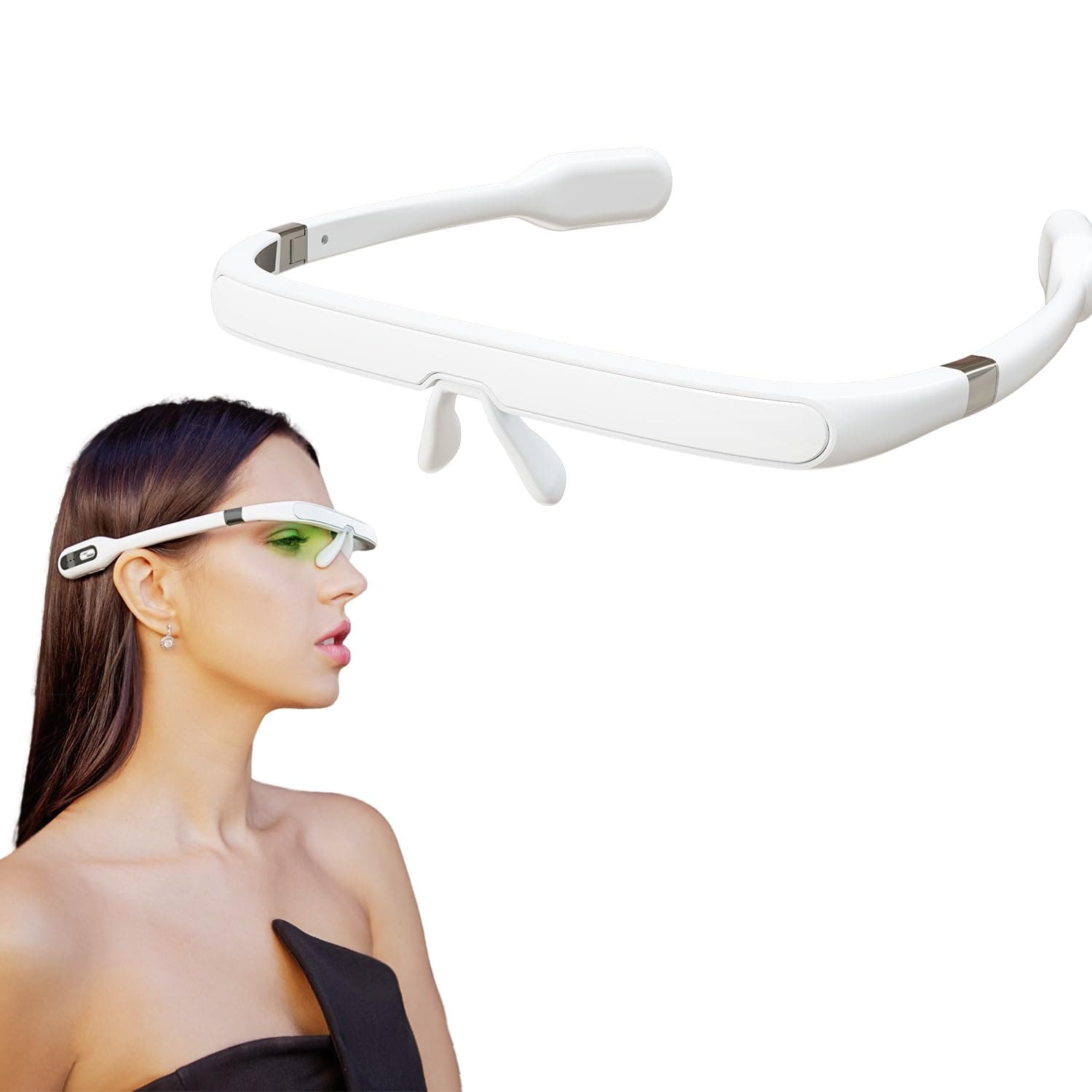 PEGASI 2 - Smart Light Therapy Glasses, Improve Your Sleep in 7 Days, Feather-Light, Boost Energy, Beat Jet Lag