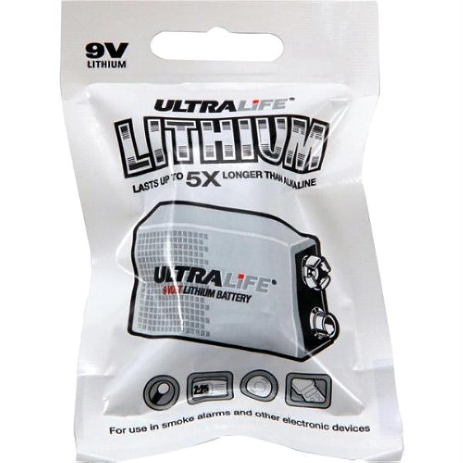 Ultralife Long-Life 9V Lithium Battery-U9VL-JPFP6JN-9V Batteries