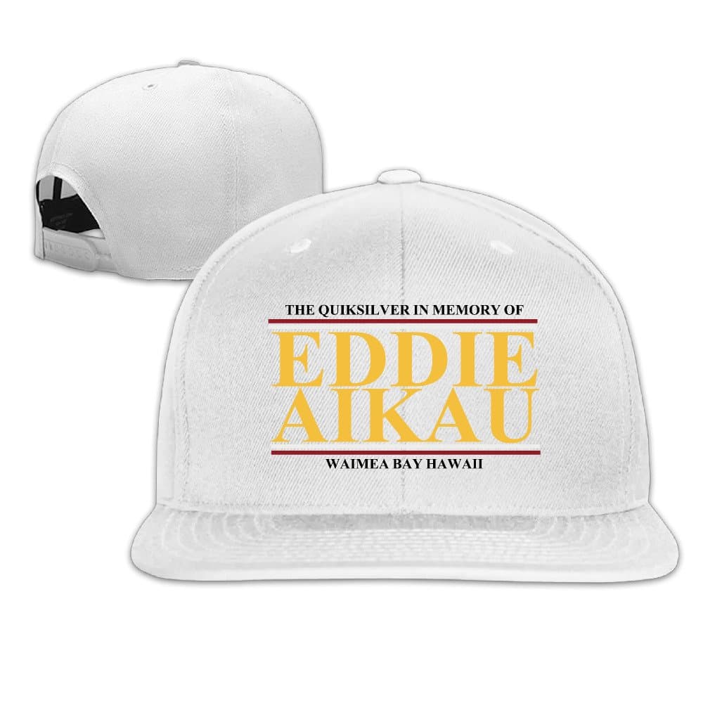 Hawaii Surf Hero Eddie Aikau Solid Snapback Baseball Hat Cap One Size