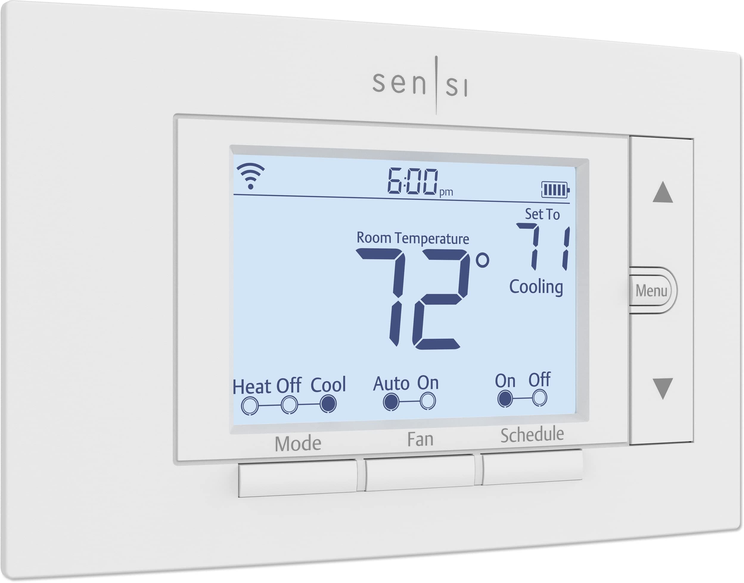 Emerson Sensi Wi-Fi Thermostat for Smart Home, ST55, DIY Version, Compatible with Alexa