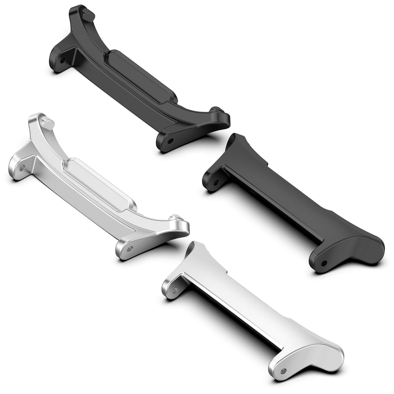 2Pairs Adapters Compatible with Samsung Galaxy Watch Ultra 47mm (2025/2024) Connector 22mm Watch Band,Metal Stainless Steel Connection Adapter Band Accessories