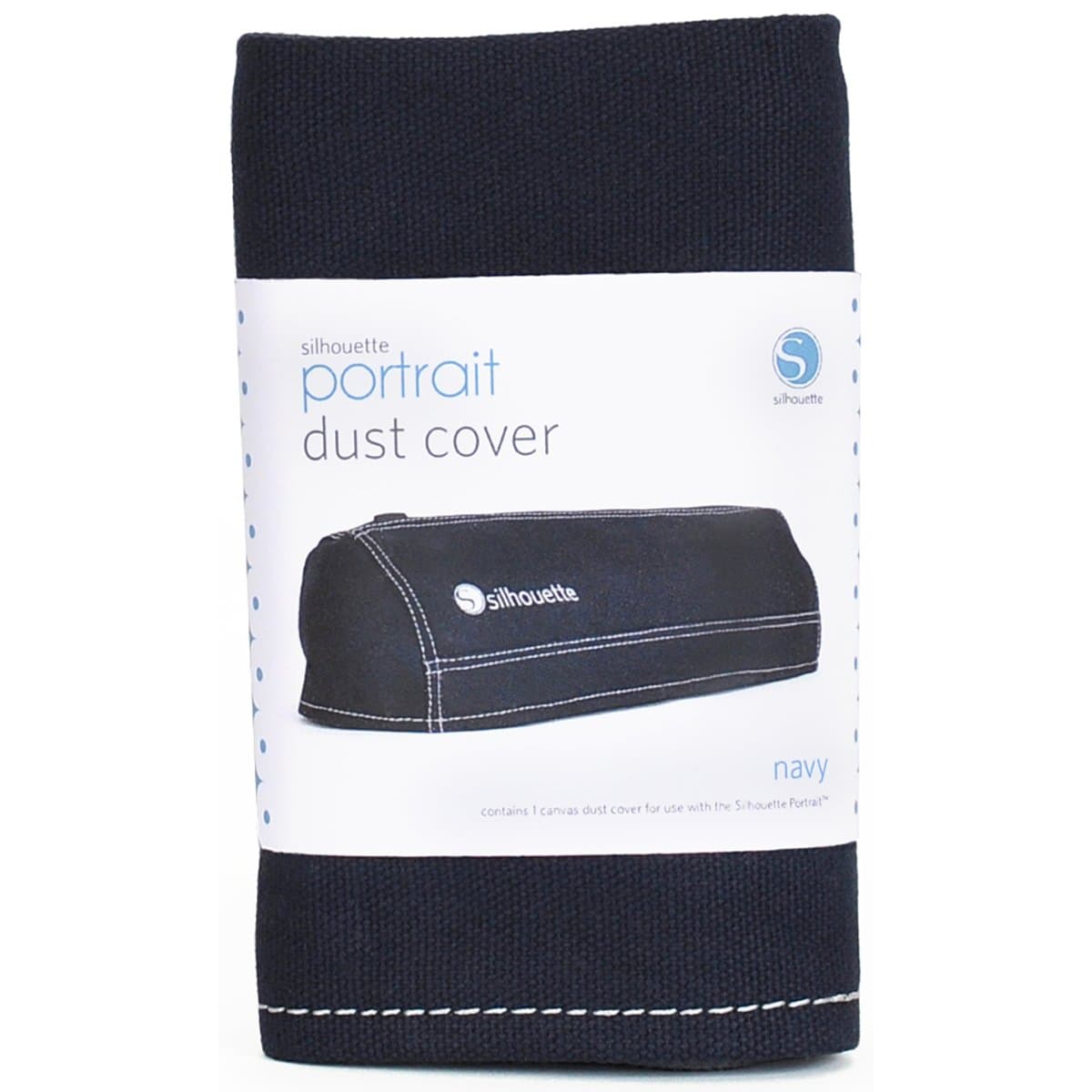 Silhouette Portrait Dust Cover, Navy