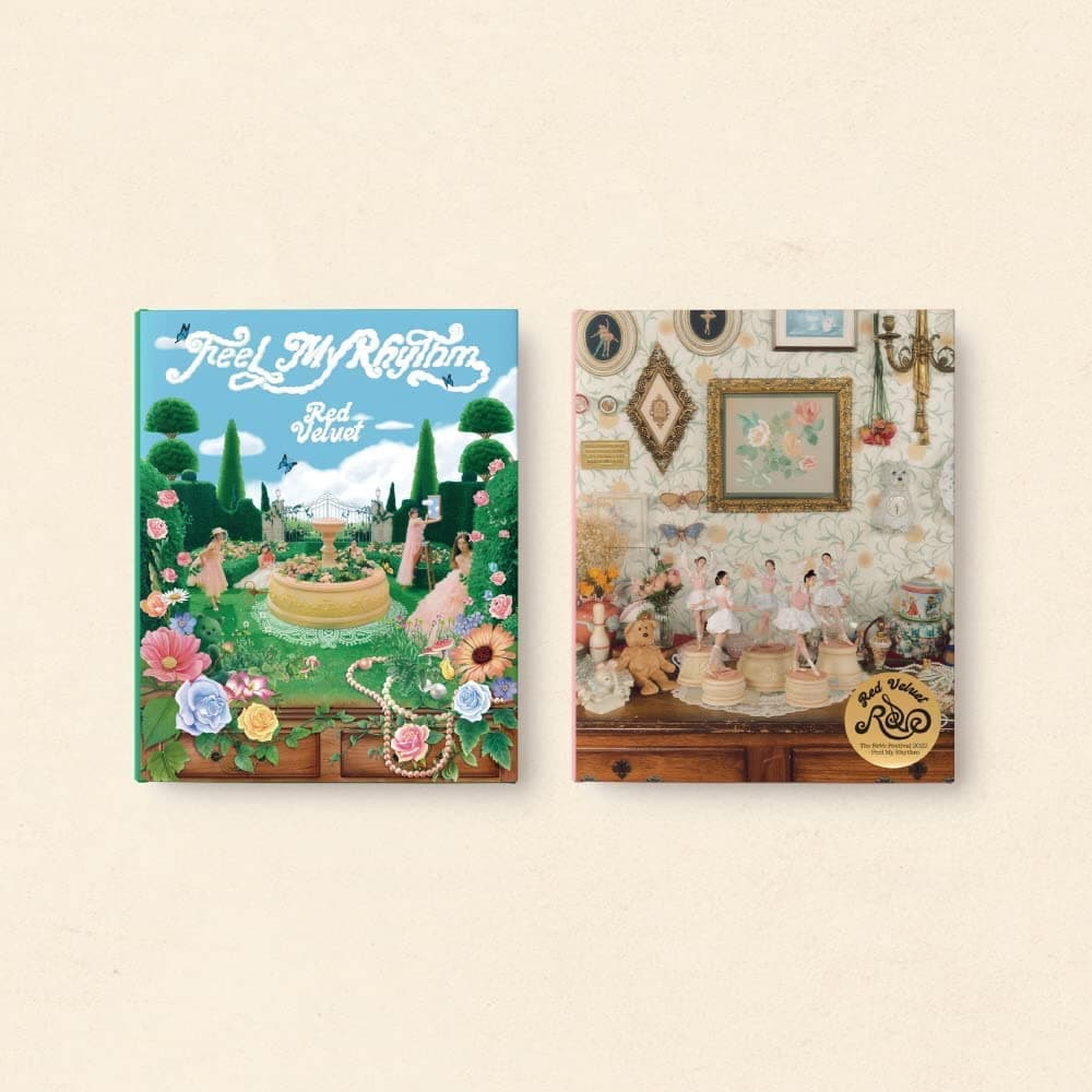 SM Ent. SM RED VELVET - THE REVE FESTIVAL 2022 : FEEL MY RHYTHM [ReVe ver.] Album+Folded Poster+Extra Photocards Set / K-pop Sealed (calmed ver.), 158 x 198 x 15 mm