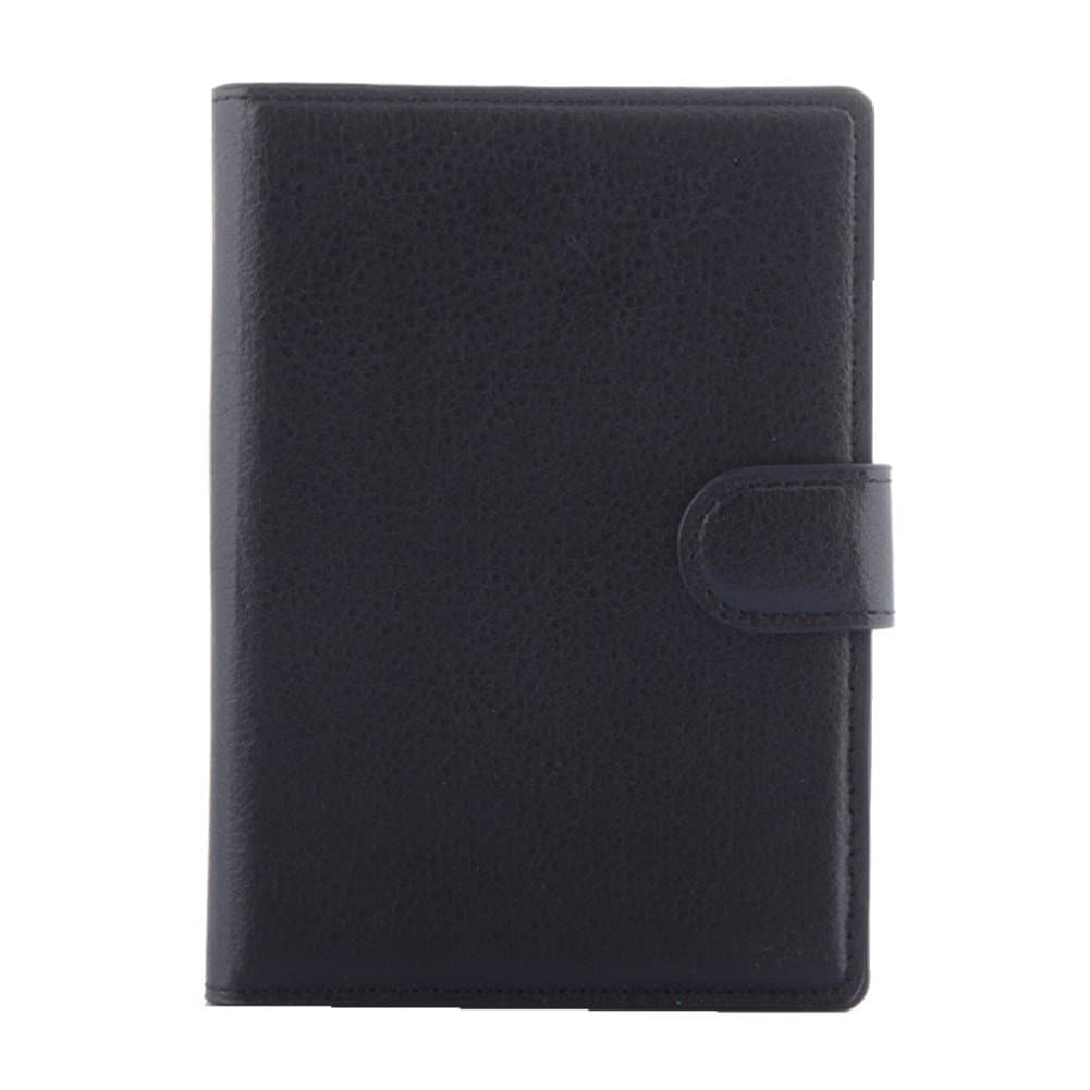 Wallet Case for BlackBerry Passport, Turpro PU Leather Folio Flip Cover Wallet Case with Stand and Card Holder for BlackBerry Passport Q30 (Not compatible with the BlackBerry Passport at AT&T) (Black)