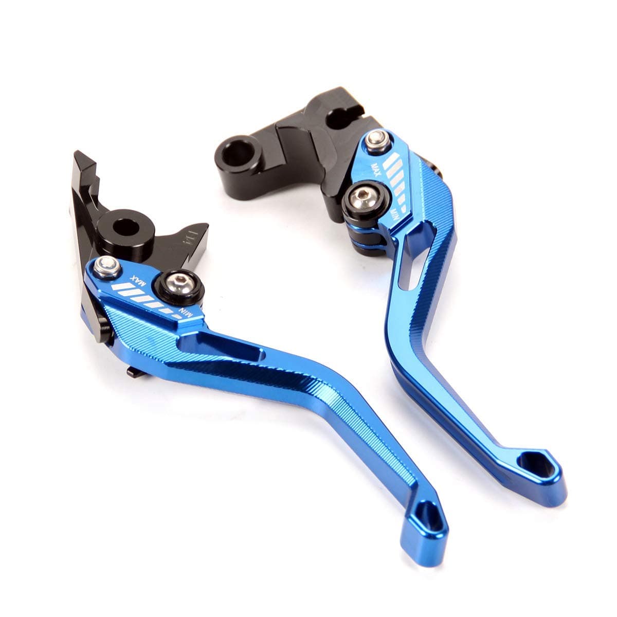 Auzkong Short Brake Clutch Adjustable Levers for Yamaha YFZ 450 S/YFZ 450T/ YFZ 450V 2003-2006, YFM 350 Raptor 2006-2013, YFM 660 Raptor 2001-2006, YFM 700 Raptor 2000-2006 blue