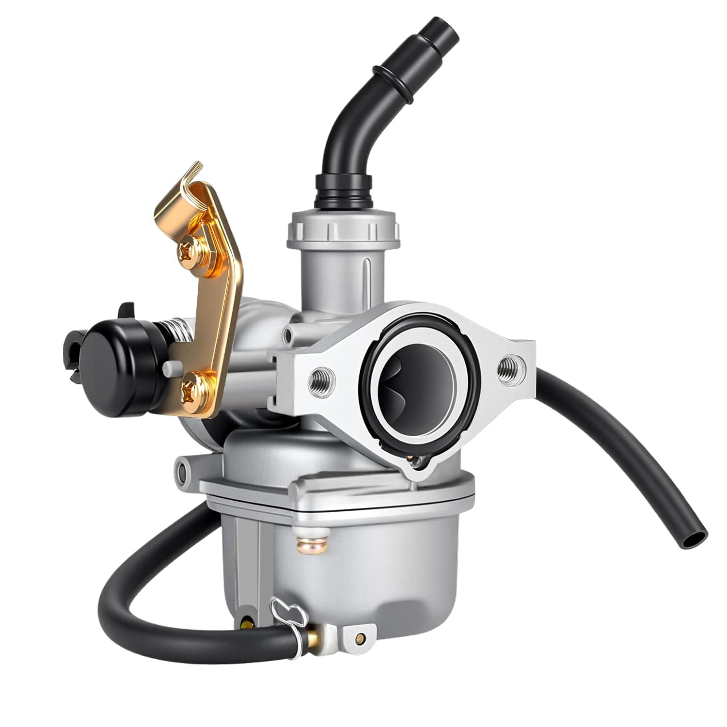 PZ19 19mm Carburetor Carb with Cable Choke Compatible with Taotao Coolster 110cc 125cc Apollo Sunl NST Coolsport Lifan Baja ATV Quad 4 Wheeler CRF50 DB14 DB27 4-Stroke Pit Dirt Bike Parts