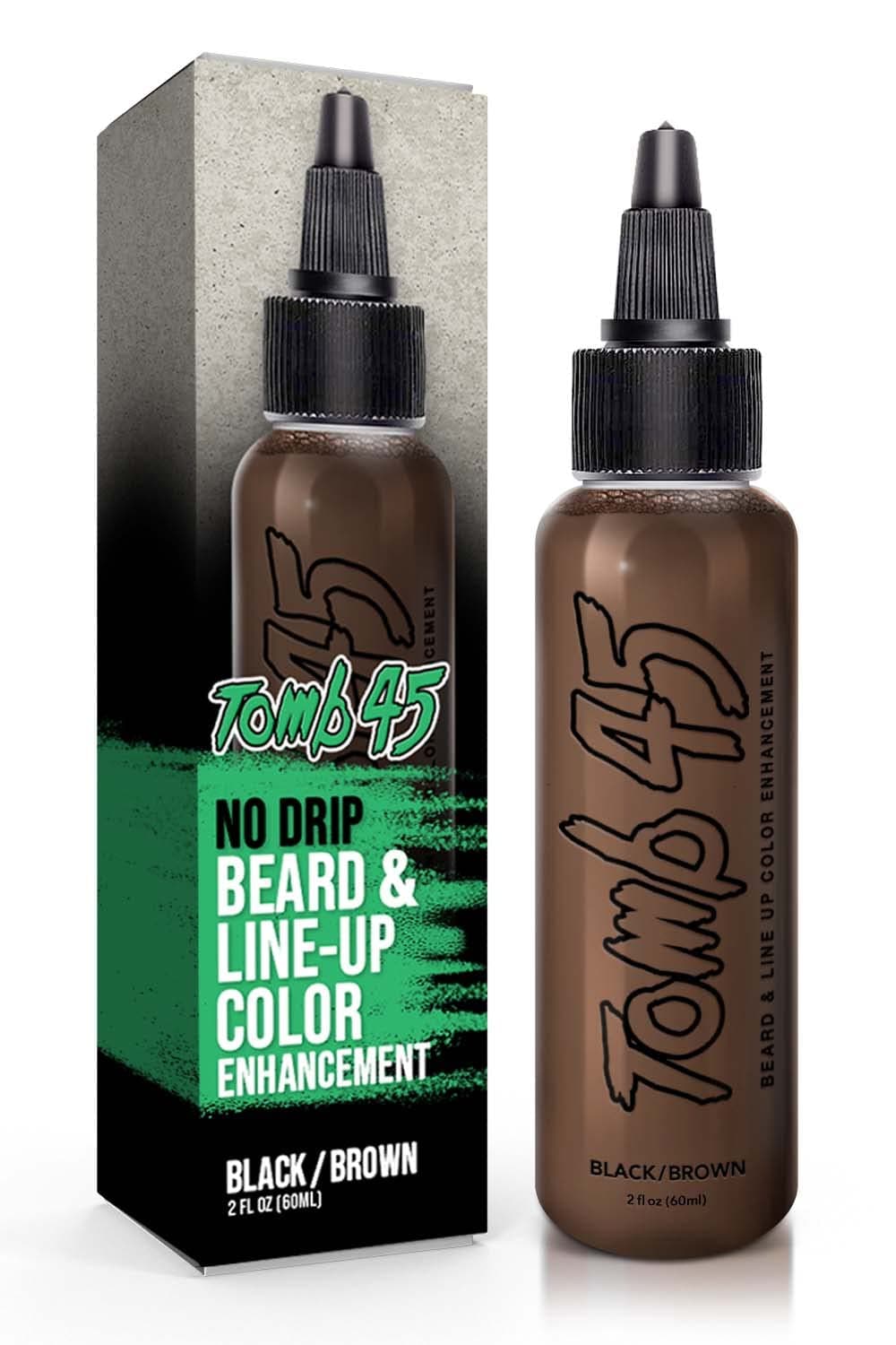 Tomb 45 NODRIP Enhancement Color | Hair Enhancer For Beard & Lineup | Water Resistant Hairline Filler Spray | Barber Beard Liner For Thicker & Fuller Hairstyling | Men’s Grooming Products