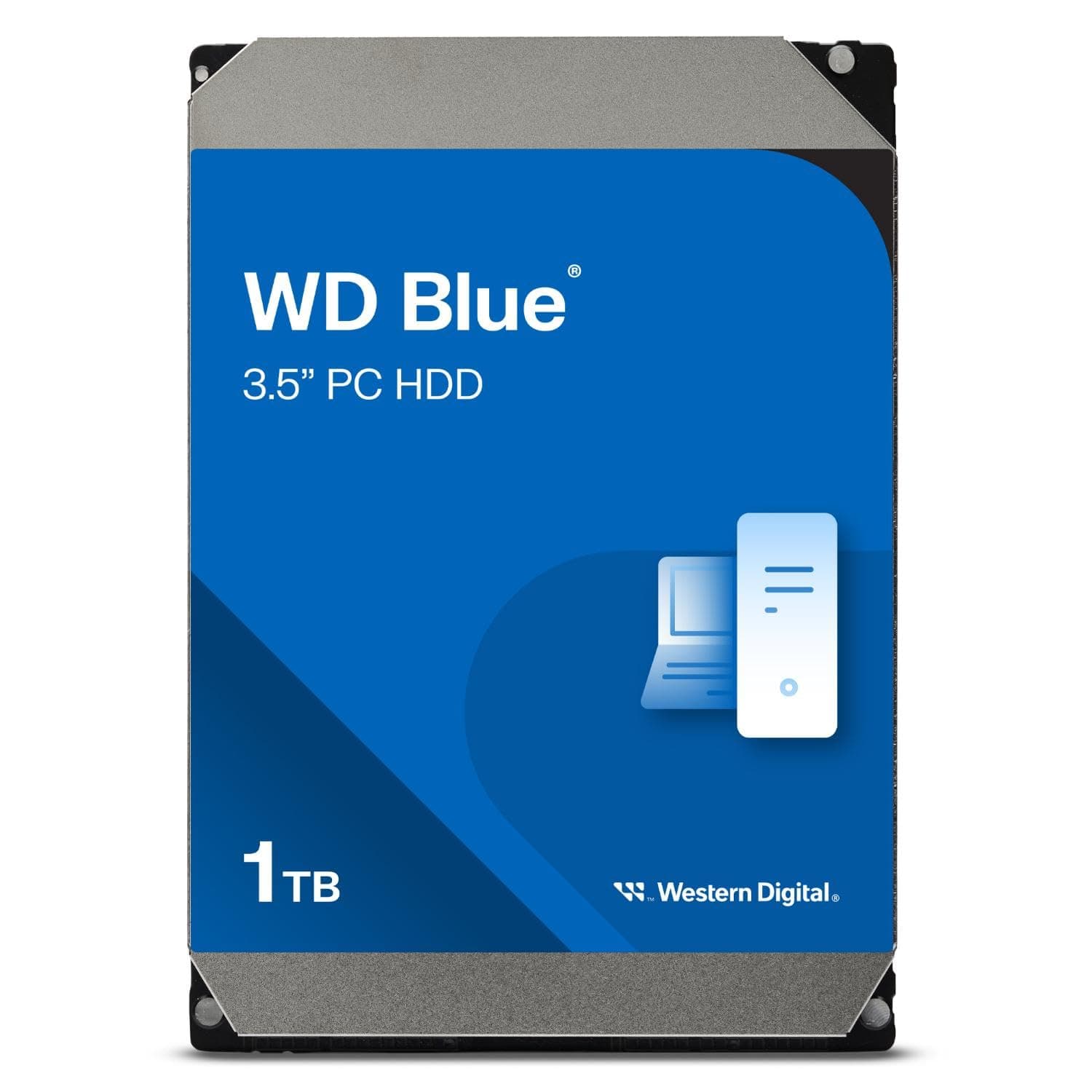 Western Digital 1TB WD Blue PC Internal Hard Drive HDD - 7200 RPM, SATA 6 Gb/s, 64 MB Cache, 3.5" - WD10EZEX