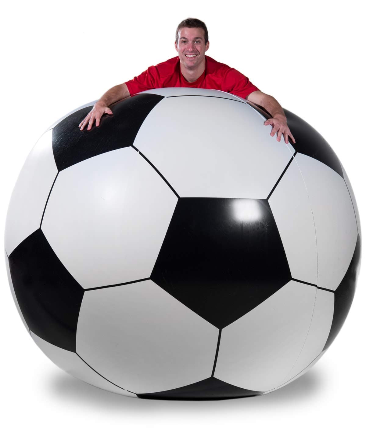 VAT19 Giant Inflatable Soccer Ball - 6 Feet Tall - Super Tough