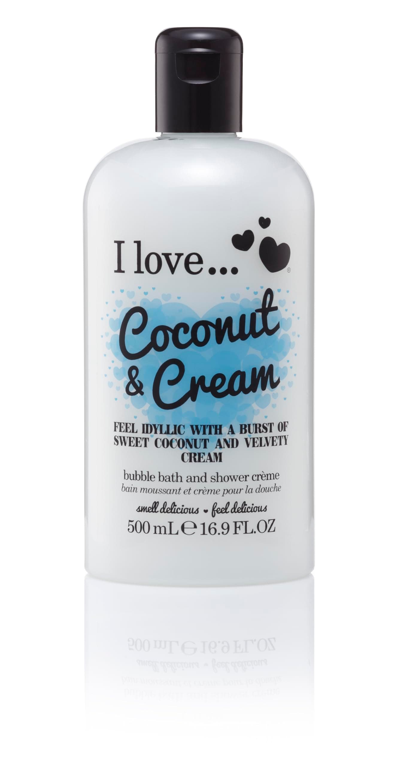 i love love Love... Coconut & Cream Bubble Bath and Shower Cream 500 ml