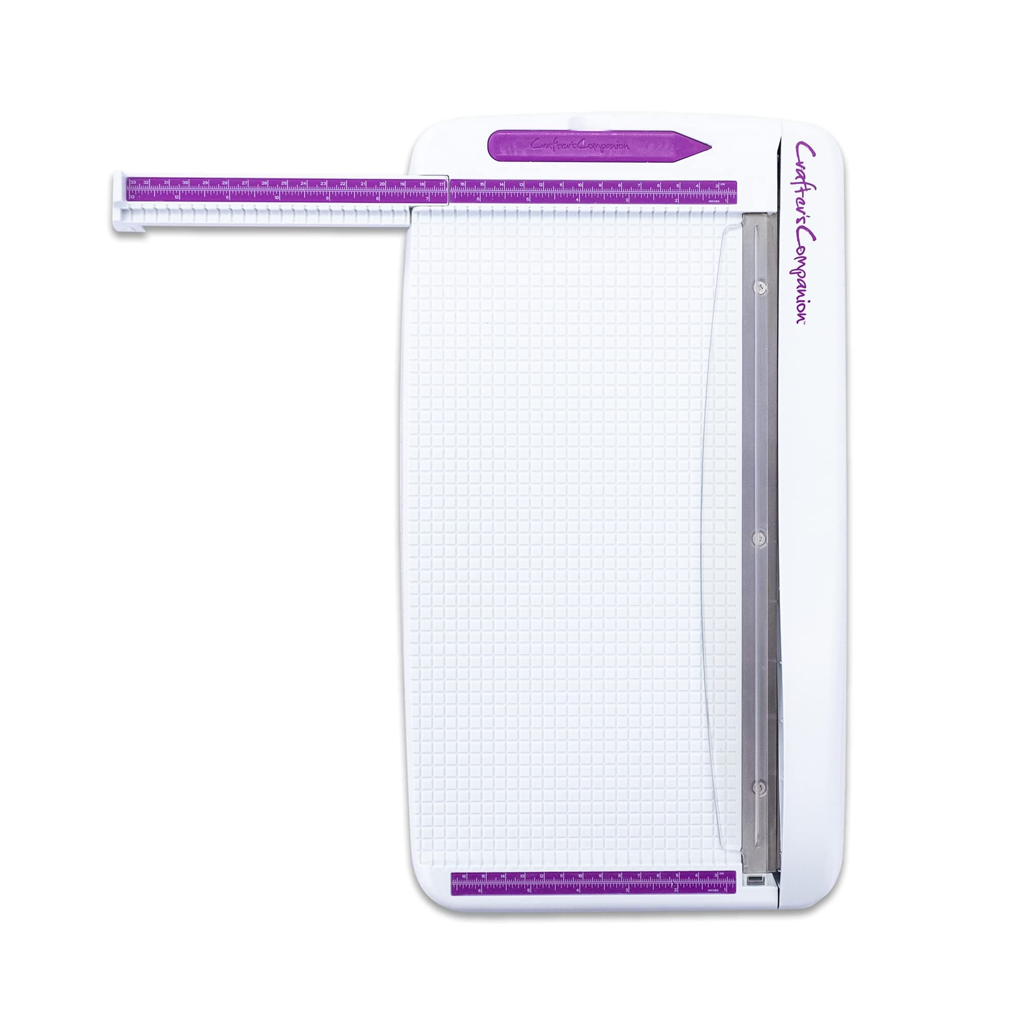 Guillotine/Trimmer for Paper and Card Crafting Projects-Large, White