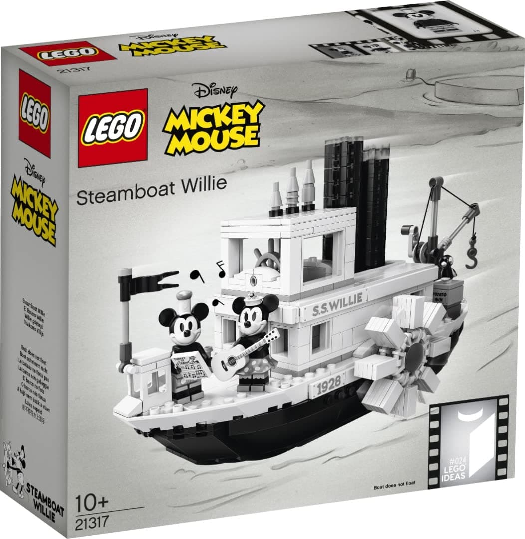 Ideas 21317 Disney Steamboat Willie Building Kit (751 Pieces)