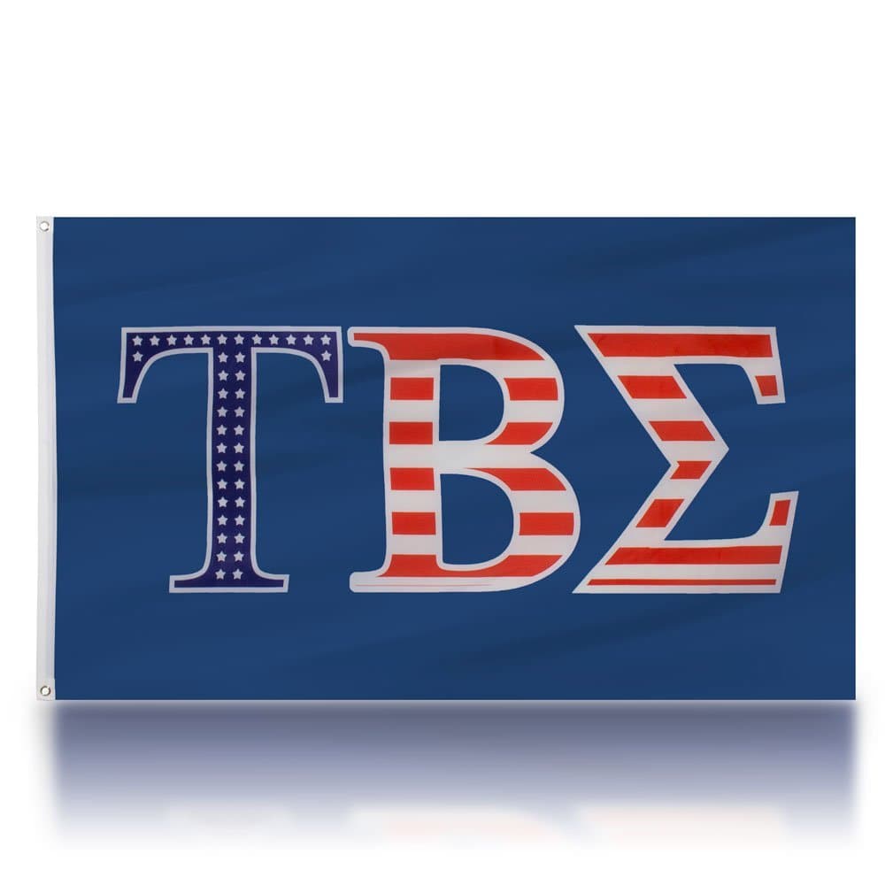 We The Greek Tau Beta Sigma USA Sorority Flag