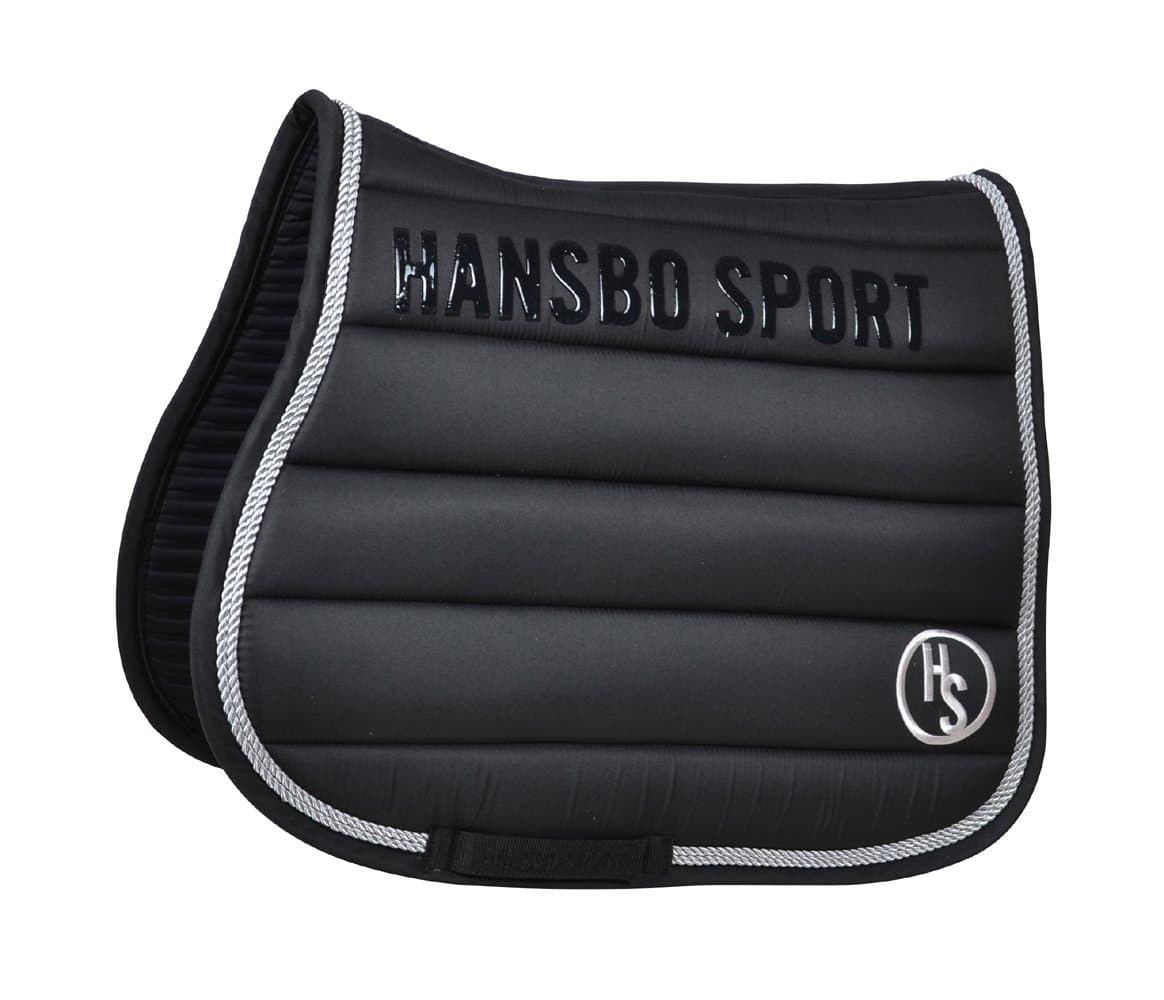 Hansbo Sport 720225 Infused Ceramic Magnetic Therapeutic Jumping Saddle Pad, Full, Black