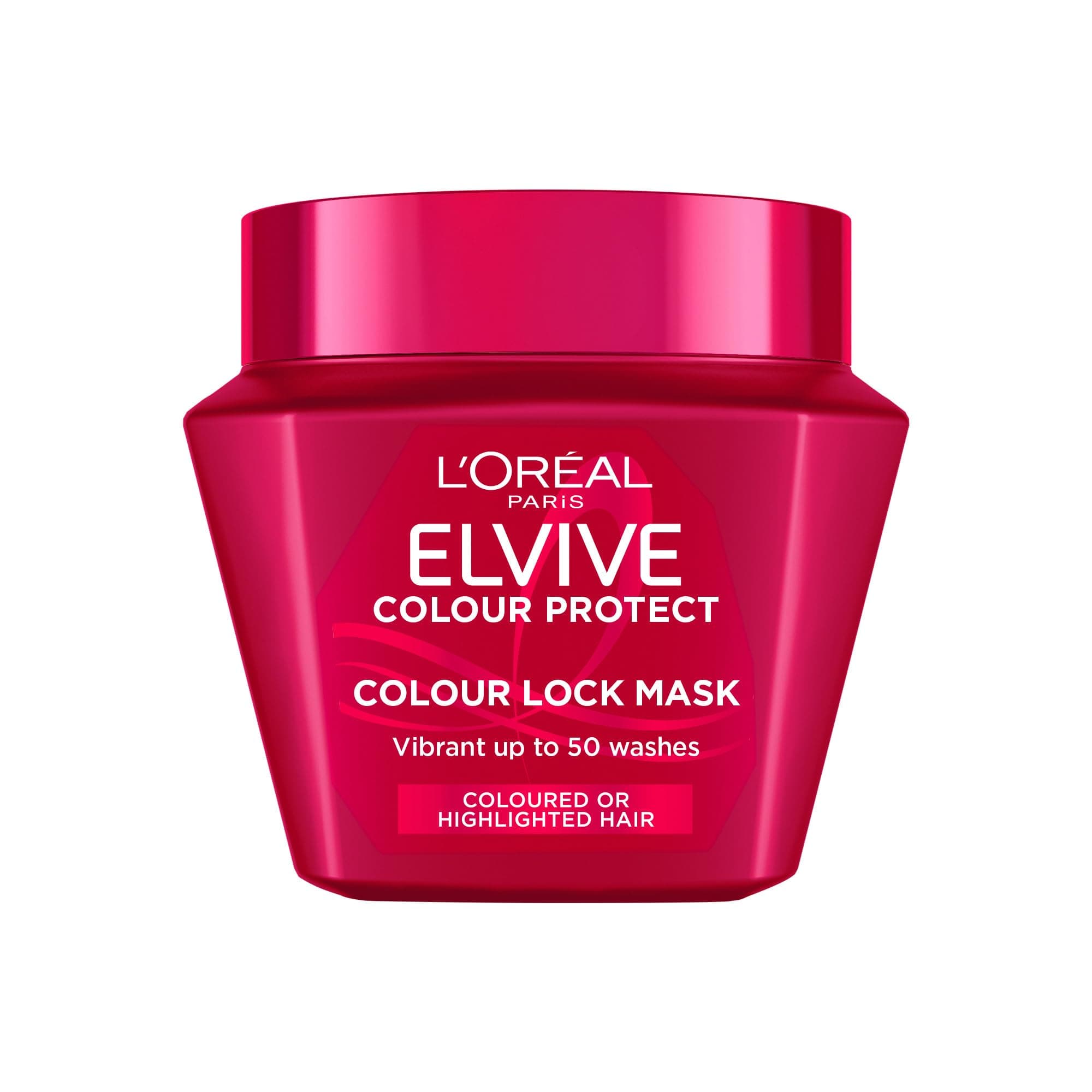 L'Oréal Paris Elvive Colour Protect Hair Mask, With 13% Protecting Complex, For Coloured or Highlighted Hair, Provides Vibrant Colour and Protection, 300ml