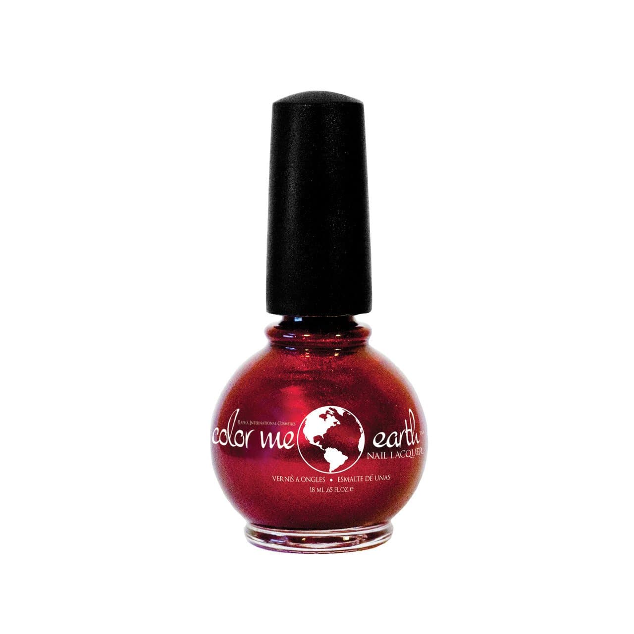 Color Me Earth Nail Polish-Pomegrante-Crimson Red Shimmer, 0.57 fl.oz