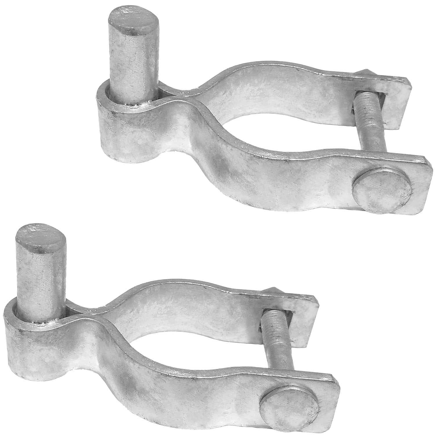 Chain Link Fence Gate Post Hinge (2-3/8" - 2 Pack)