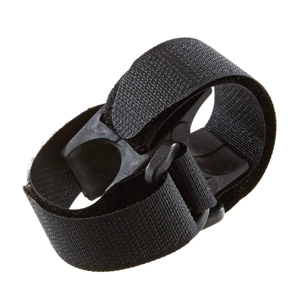 Black Universal Bicycle Flashlight Holder Cycling Bike Handle Bar Light Clip Mount Holder by SamGreatWorld