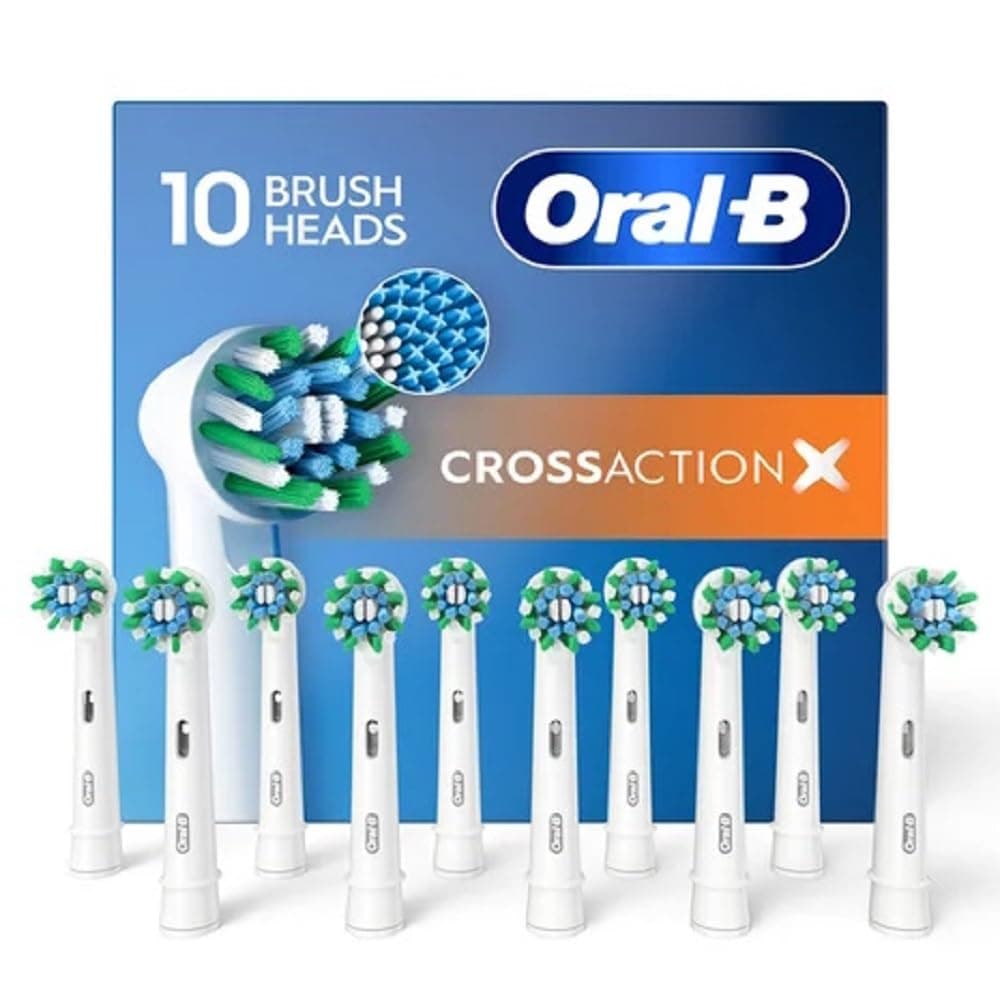 Oral-B Cross Action Electric Toothbrush Replacement Brush Heads, 10 ct.