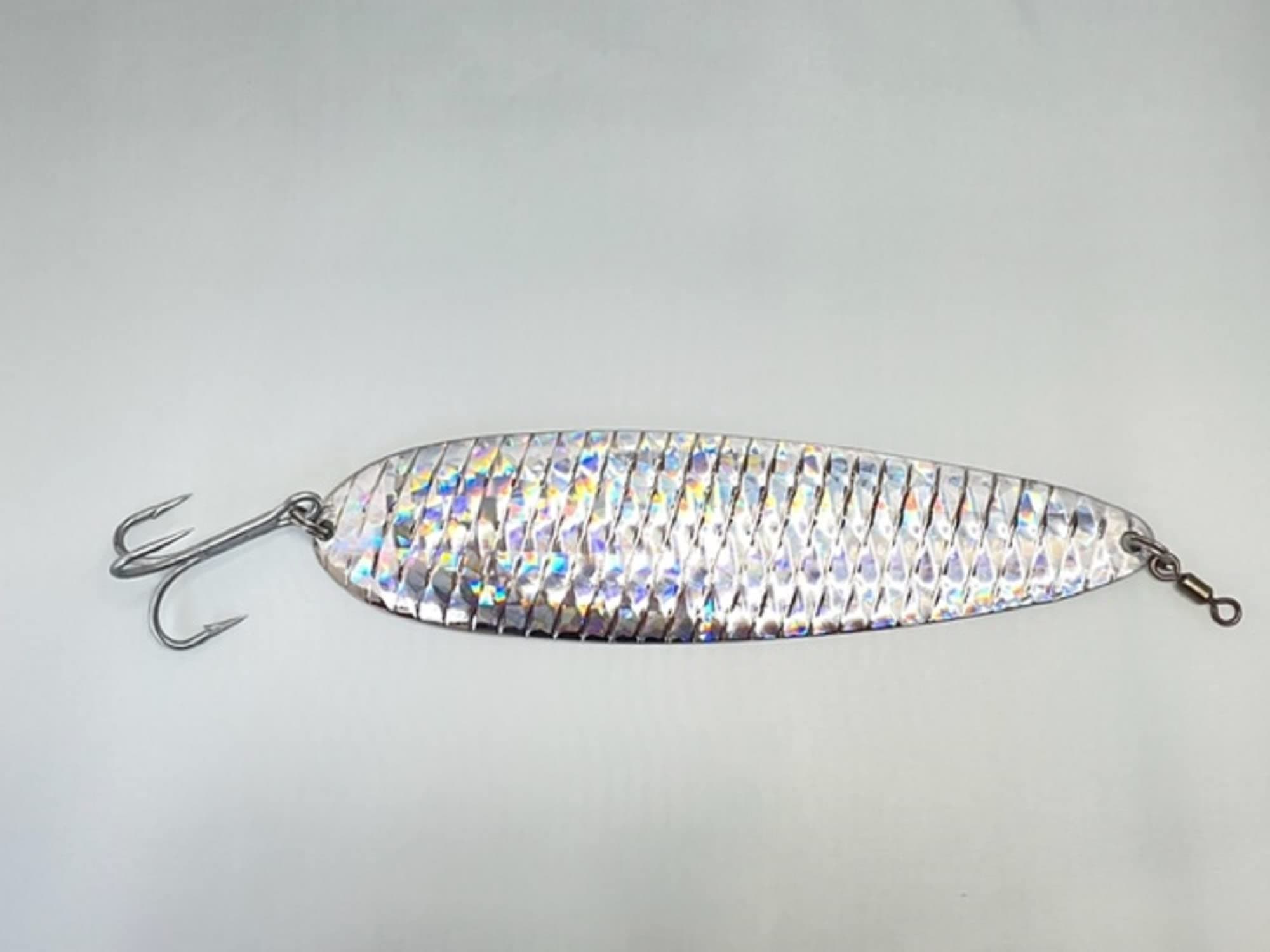 Magnum Flutter Spoon, 8", 3.5oz Lavender Shad Salt Water Flutter Spoon