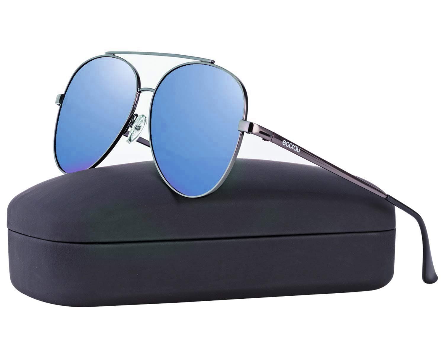 Womens Aviator Sunglasses Polarized Mirrored for Mens Travel,Drive,Fishing Sun GlassesUV-400 (2)