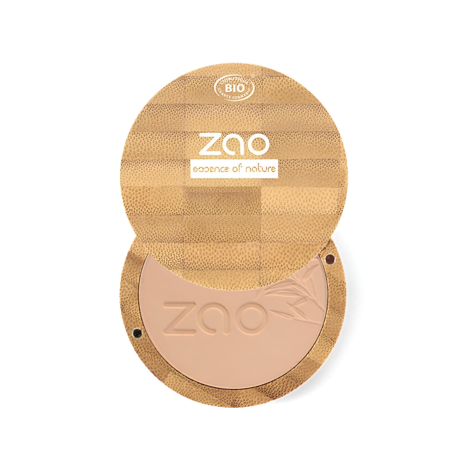 Zao - Bamboo Mineral Powder - Compact Powder - No. 303 / Apricot Beige - 9 g