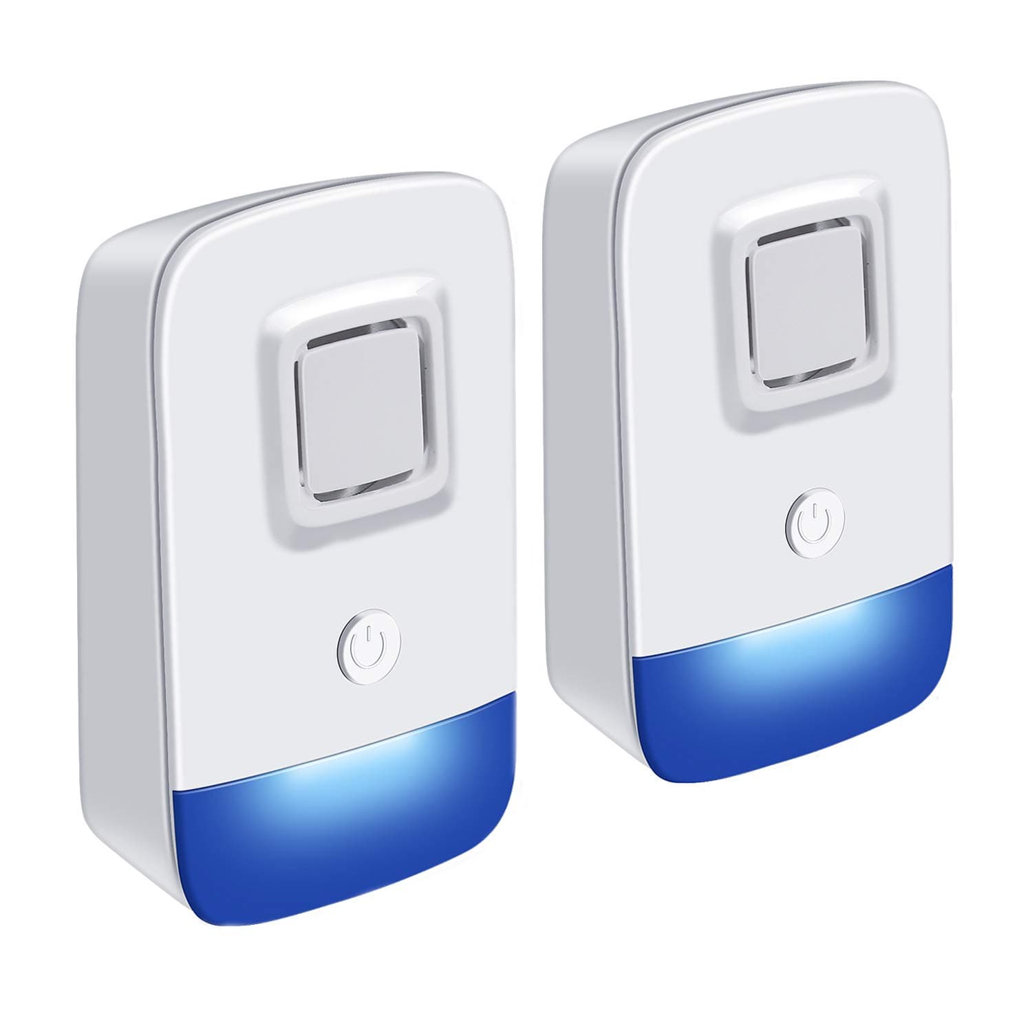 Welltop 2pcs ultrasonic Propeller, Insect Repellent Plug, pest Control, White