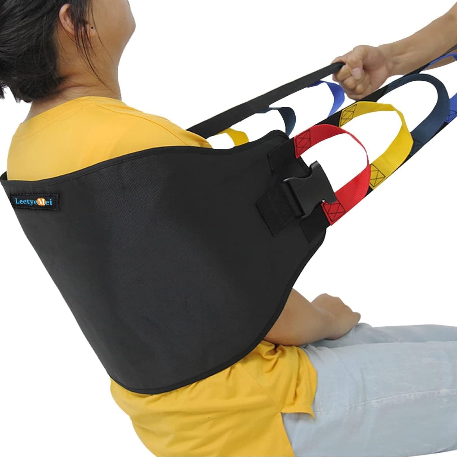 Transfer Sling, Transfer Belt Gait Belts for Seniors, Heavy Duty Patient Lift Belt, Lift Sling Mobility Standing and Lifting Aid for Disabled, Elderly, Injured- Safely Move from Bed and Wheelchair