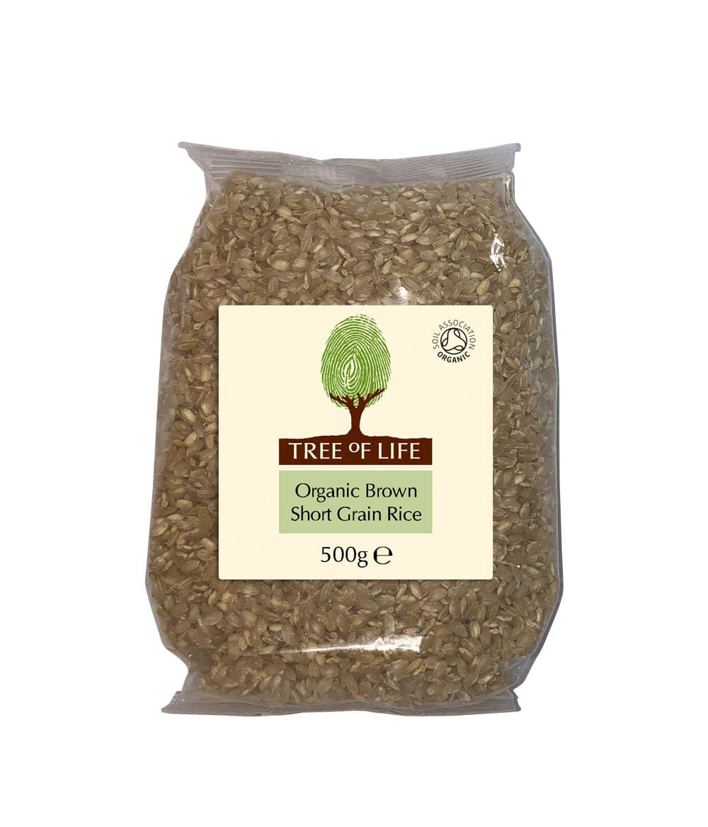 Tree of Life Organic Brown Rice - Short Grain - 500 g (Pack of 6)