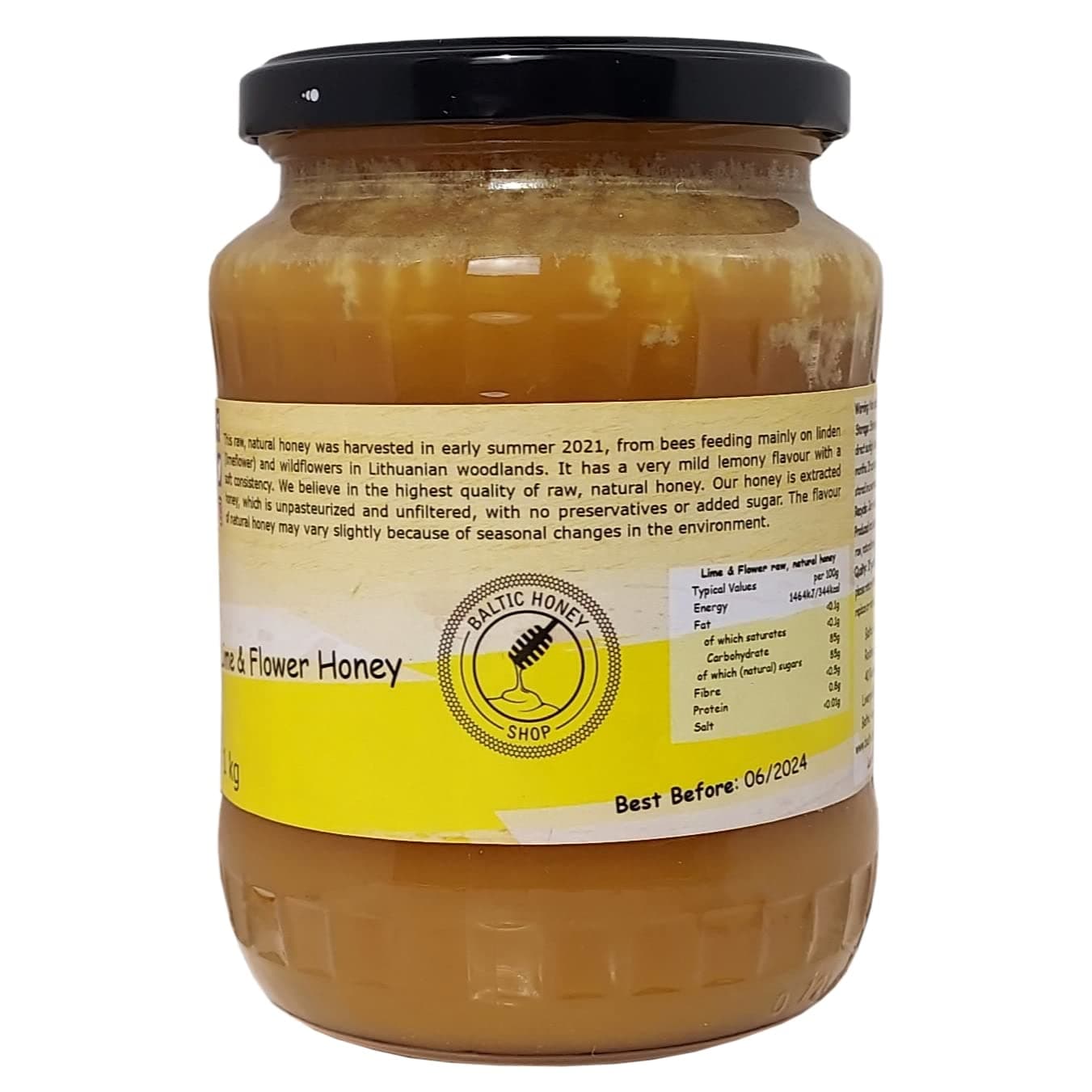 Pure Raw Honey 1 kg (Lime and Flower)