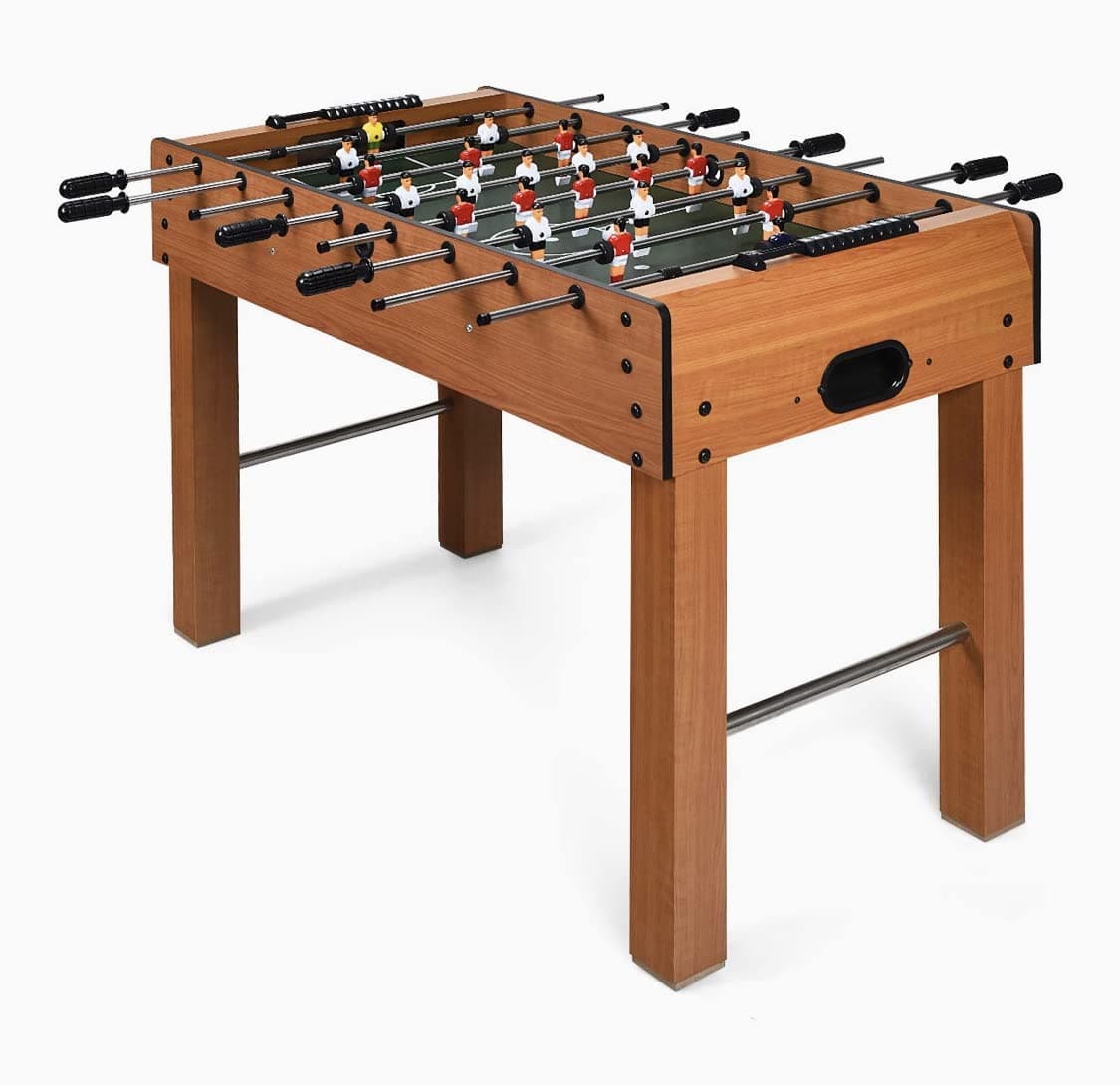 48'' Foosball Table,Wooden Soccer Table Game Footballs,World Cup Table Football for Kids, Adults,Arcades, Game Room, Bars, Parties, Family Night