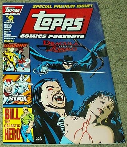 Dracula Versus Zorro No. 0 Topps Comics Presents (Vol. 1) Comic – January 1, 1991