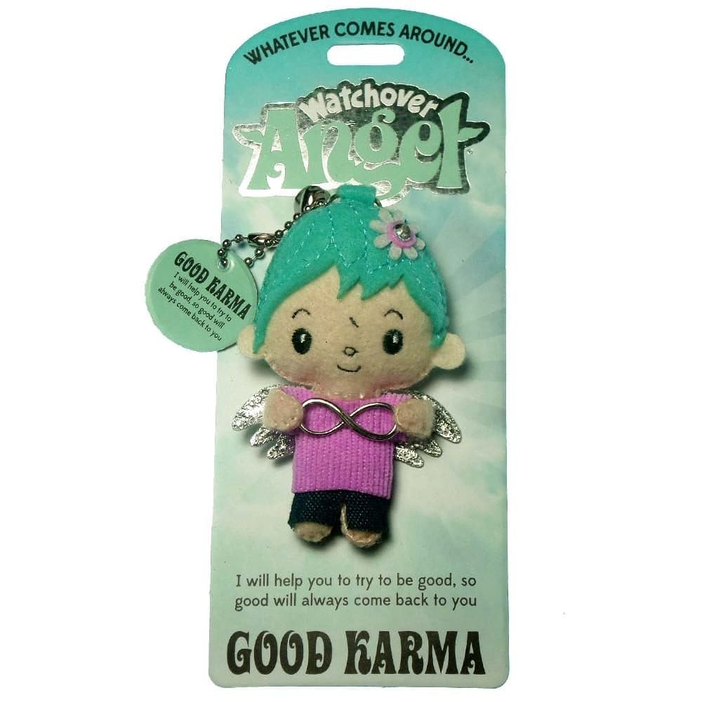 WATCHOVER ANGEL KEYRING BAG CHARM GOOD KARMA