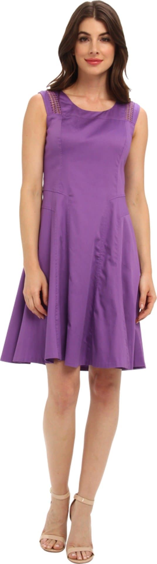 Nine West Women's Sleeveless Fit-and-Flare Dress