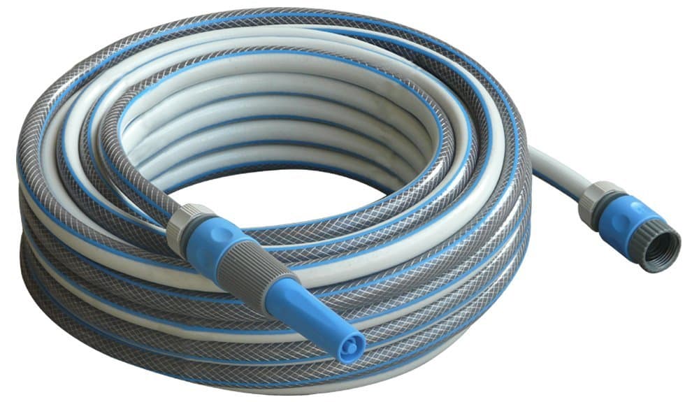 50 ft Garden Water Hose Set with Nozzle Sprayer and Tap, Hose and Stop Connectors - Best Heavy Duty Flexible Watering Hoses for Watering Lawn, Yard/Garden, Car Wash, Washing Pets, Home Cleaning
