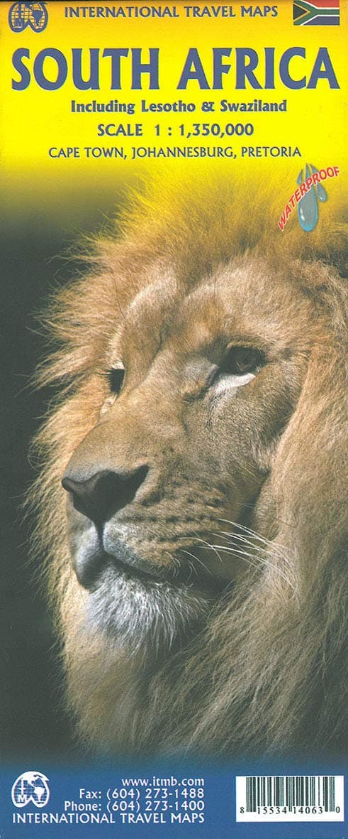 South Africa (including Lesotho and Swaziland) 1:1.5M Travel Map (International Travel Maps) (French Edition) Paperback – Folded Map, September 30, 2019