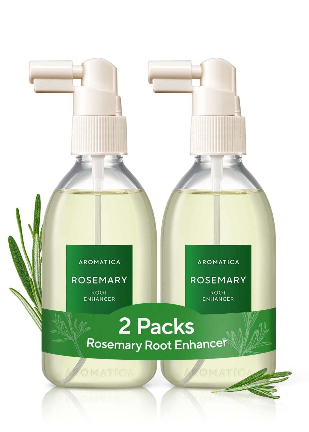 Root Enhancer (2 Pack) Rosemary oil for hair growth – Flaky & Itchy & Dry Scalp Treatment – Hair Oil for Scalp Exfoliator & Detox – Free from Sulfate, Silicone, and Paraben (3.38oz)